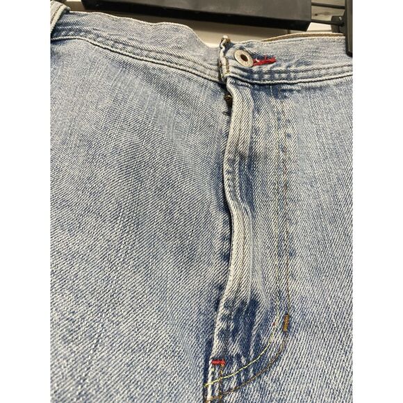 VTG Tommy Hilfiger Jean Shorts Mens 40 Carpenter Fit Blue Denim Baggy Skater Y2K - Picture 5 of 15
